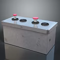 Electronic button key bomb key 3d model
