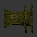 Green Industrial Turbine Mechanical Parts With Complex Blades And Grid Structure