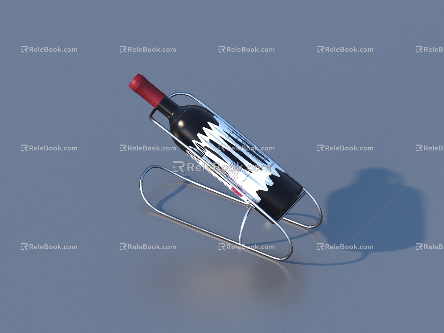 Wine Wine Rack Wine Wine 3d model