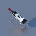 Wine Wine Rack Wine Wine 3d model