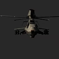 Military Helicopter 3D Rendered With Modern Design Rotor System Cockpit Windows And Weapon Mounts