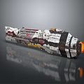 Modern Spaceship Spacecraft 3d model