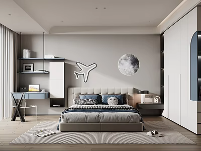 Children's Room Boys Room 3d model