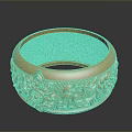 Luxury Golden Bracelet With Intricate Carved Patterns For Fashion Accessories