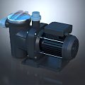 Efficient Water Pump With Electric Motor Transparent Lid And Inlet Outlet Connections