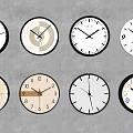 Modern clock wall clock 3d model