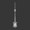 Industrial Telescopic Mechanical Arm With Metal Frame Base And Extendable Structure