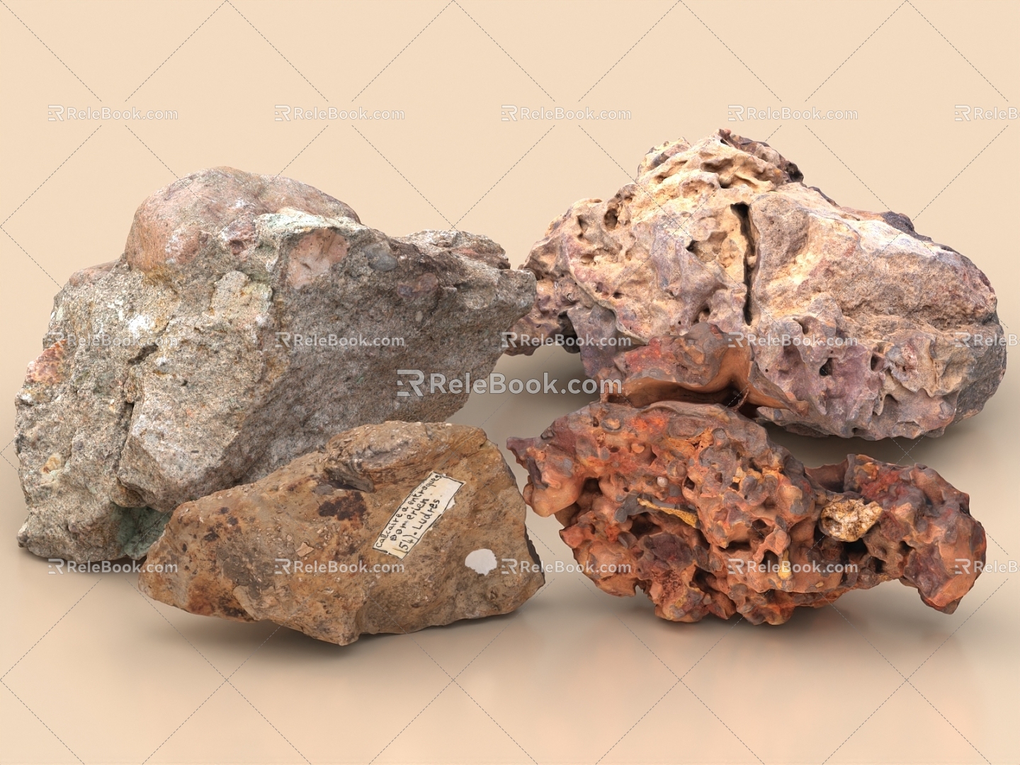 Stone Ore Rock Volcanic Rock Granite Gem Quartz Hemp Stone Marble Dolomite 3d model