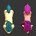 Colorful Toy Pony Characters With Different Colored Manes Bodies And Details
