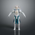 Sci-Fi Style Mecha Warrior Mecha Future Warrior Character Armor Sci-Fi Character Mecha Soldier Robot Game Character War Machine