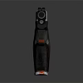 CounterBlok Pistol With Black White Orange Design And Detachable Magazine