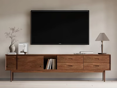Antique TV cabinet 3d model