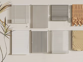Modern venetian blinds 3d model