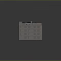 Red Brick Multi Story Building With Gray Roof And Roof Appliances And Windows