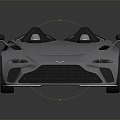 Modern sports car Aston Martin 3d model