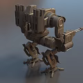 Robot AI Intelligent Machine Mech Warrior Doom Machine Warrior Mechanical Warfighter Super Realistic High Precision Video Level 3d model