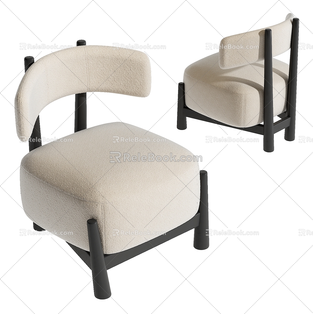 Single sofa 3d model