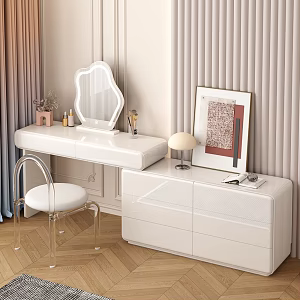 Modern Dressing Table Simple Dressing Table Dressing Table Combination 3d model