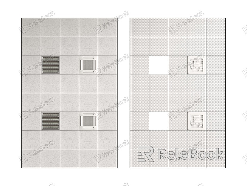 Aluminum gusset ceiling model