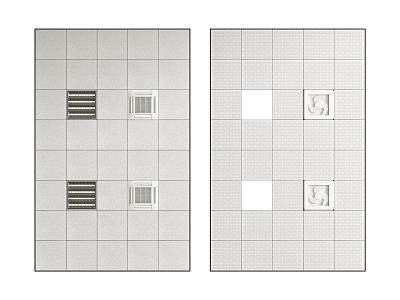 Aluminum gusset ceiling model