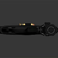 Modern Black Tactical Shotgun With Magazine Ammunition And Ergonomic Design Features