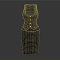 Elegant Gray Sleeveless Fitted Waist Dress With Leather Like Fabric Design