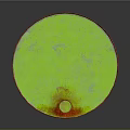 Rusty Green Drum With Biohazard Symbol Isolated On Dark Background For Hazardous Waste