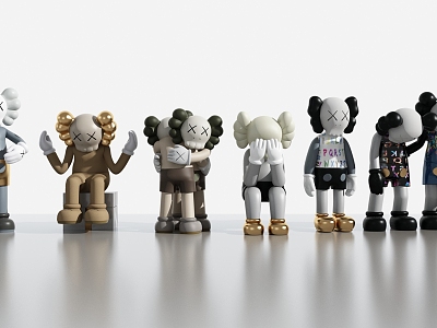 kaws doll model