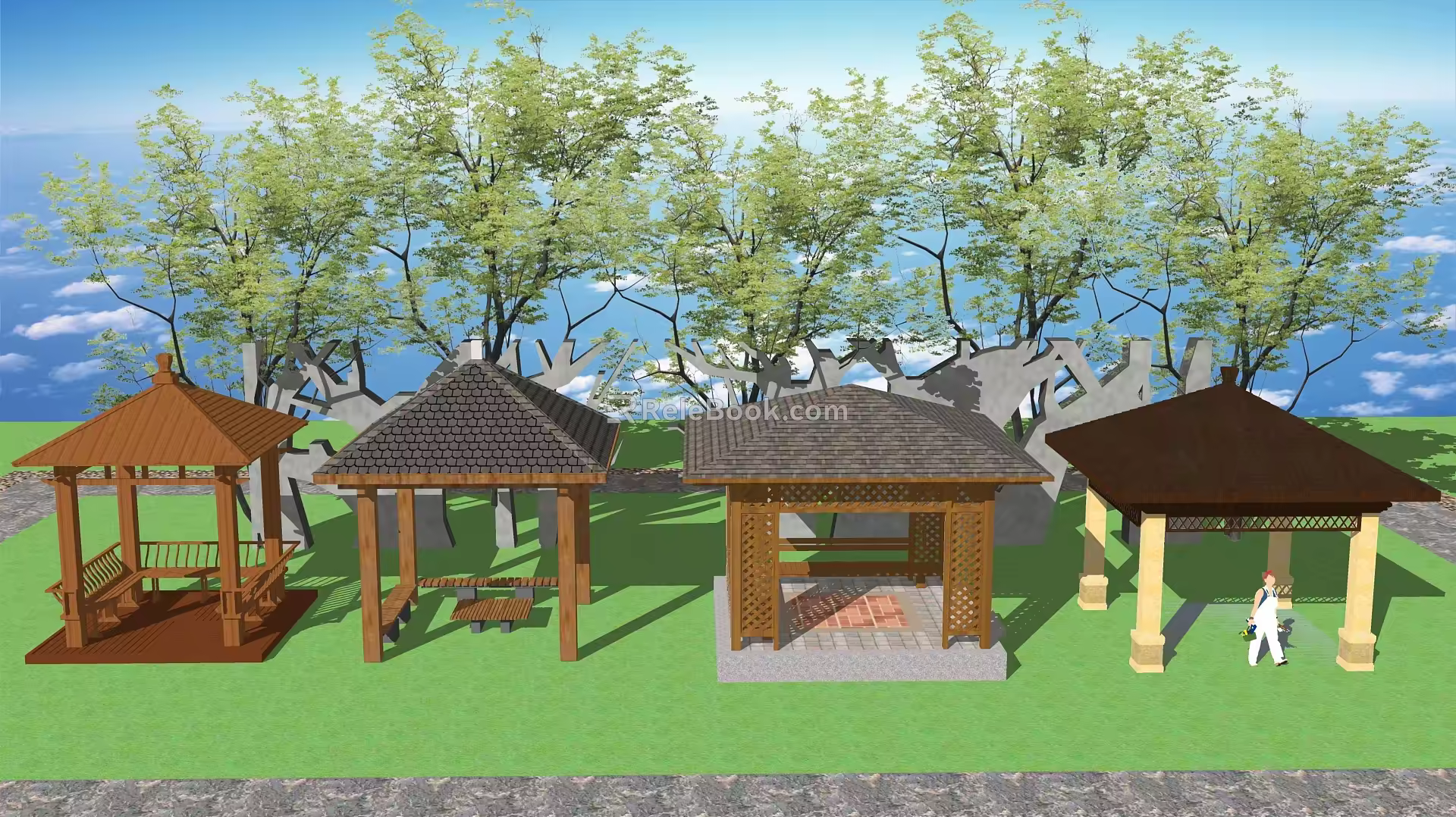 Pavilion 3d model