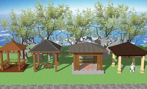 Pavilion 3d model