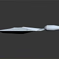 Futuristic White Passenger Aircraft With Sleek Aerodynamic Design And Dual Engines