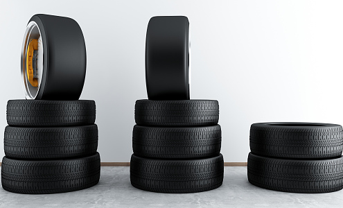 Modern Tires 3d model