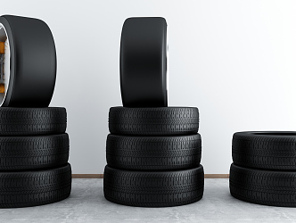 Modern Tires 3d model