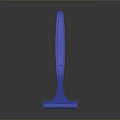 Blue Manual Razor With Ergonomic Handle For Daily Personal Grooming