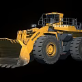 Komatsu Large Functional Vehicle With Heavy Duty Bucket And Massive Tires