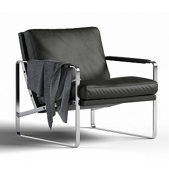 fabricius modern leisure chair armchair 3d model