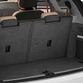 White Modern SUV With Sleek Exterior LED Headlights And Light Brown Seats