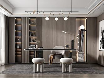 Light Luxury Study 3d model