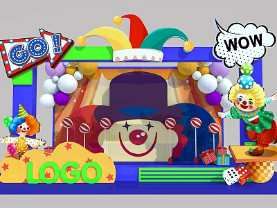 Modern Meichen Opening Meichen 3d model Modern Meichen Opening Meichen 3d model