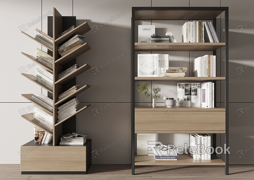 Modern Bookshelf model