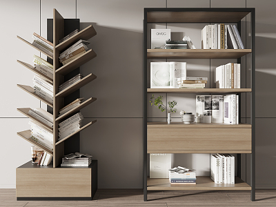 Modern Bookshelf model