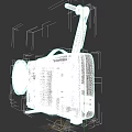 Projection Surveillance Equipment With High Resolution Lens And Adjustable Bracket Design