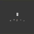 Various Shapes Sizes Gray White Orange Electronic Equipment on Dark Background with Connecting Cables