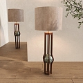 Quiet floor lamp decorative lamp 3d model