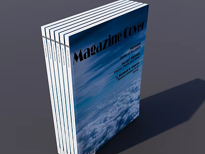 Books, Magazines, Books, Publications 3d model