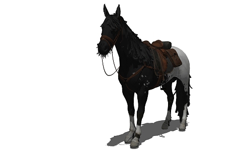 Modern Horse Animals 3d model