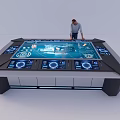 modern all-in-one machine 3d model