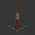 Crossbow Mechanical Crossbow Shift Bow and Arrow Shoot Far Equipment Weapons High-tech Crossbow 3d model