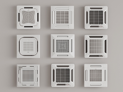 Ceiling type central air conditioning combination model