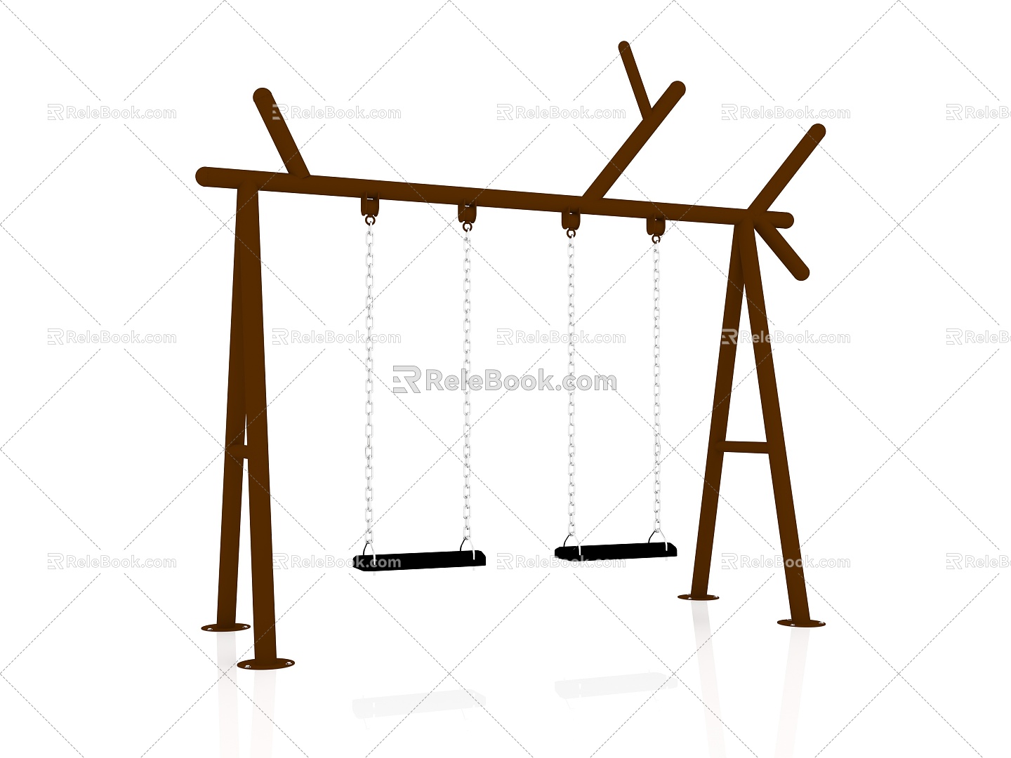 Children's Swing Outdoor Swing Venue Swing Swing Rack Swing 3d model